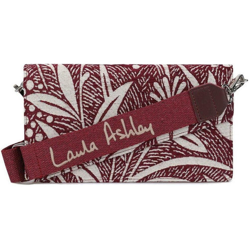 Load image into Gallery viewer, Women&#39;s Handbag Laura Ashley CRESTON-FLOWER-CLARET-RED Grey (24 x 13 x 3 cm)-1
