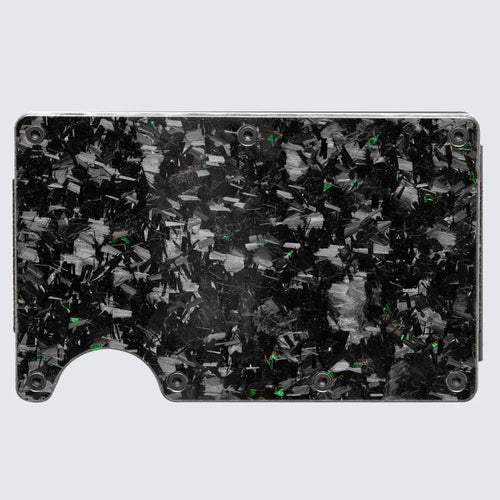 Load image into Gallery viewer, LORNE Forged Carbon Wallet I Gloss Green-2
