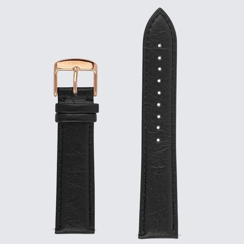 Load image into Gallery viewer, Black Pineapple Leather Watch Strap | 20MM-3
