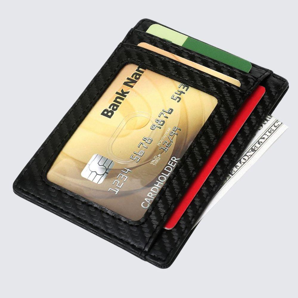 BRADDON Airtag Card Holder I Carbon Black-1
