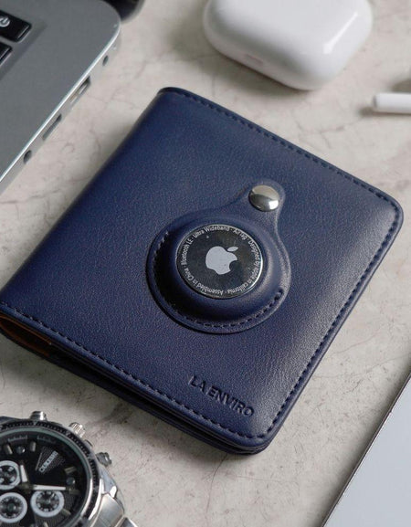 FREO Airtag Wallet - Blue-0