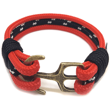 Morocco Bronze Anchor Nautical Bracelet-0