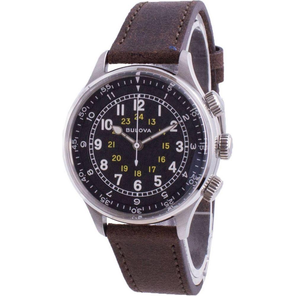 Belfort A-15 Pilot Automatic 96A245 Men's Watch in Black Stainless Steel