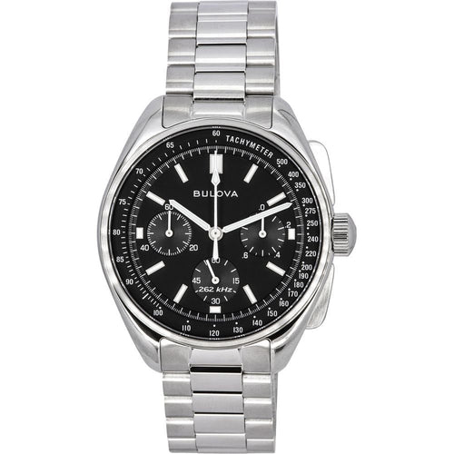 Load image into Gallery viewer, Bulova Men&#39;s Lunar Pilot Archive Series Special Edition Chronograph Quartz Watch - Model 96K111 - Black Dial with Extra Strap

