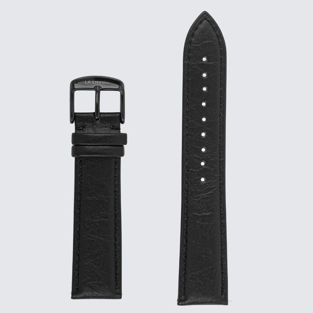Black Pineapple Leather Watch Strap | 20MM-5