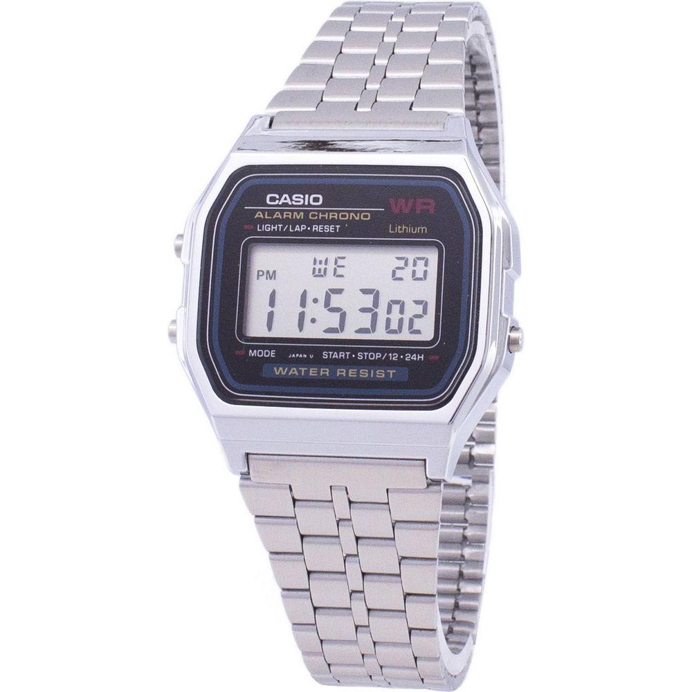Formal Stainless Steel Digital Alarm Chrono Watch for Men - Model XYZ123, Silver