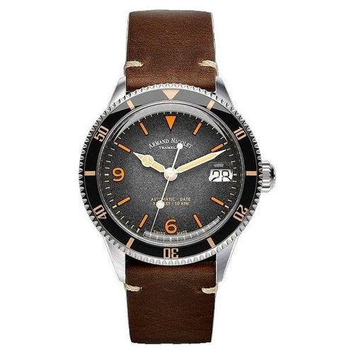 Load image into Gallery viewer, Armand Nicolet Tramelan VS1 Men&#39;s Automatic Watch A500ANAA-NS-BP19500MAC, Black Dial
