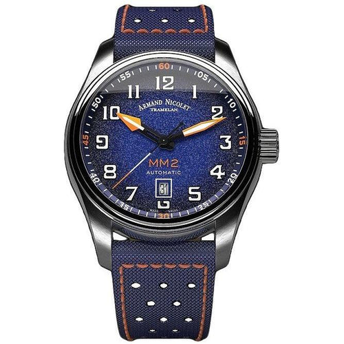 Load image into Gallery viewer, Armand Nicolet Tramelan MM2 Men&#39;s Blue Automatic Watch A640P-BN-P0640BO8
