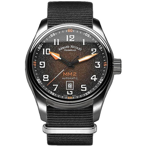 Load image into Gallery viewer, Armand Nicolet Tramelan MM2 Men&#39;s Automatic Watch - Grey Dial (A640P-KN-BN22481AANN)
