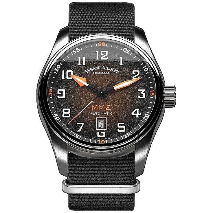 Armand Nicolet Tramelan MM2 Men's Automatic Watch - Grey Dial (A640P-KN-BN22481AANN)