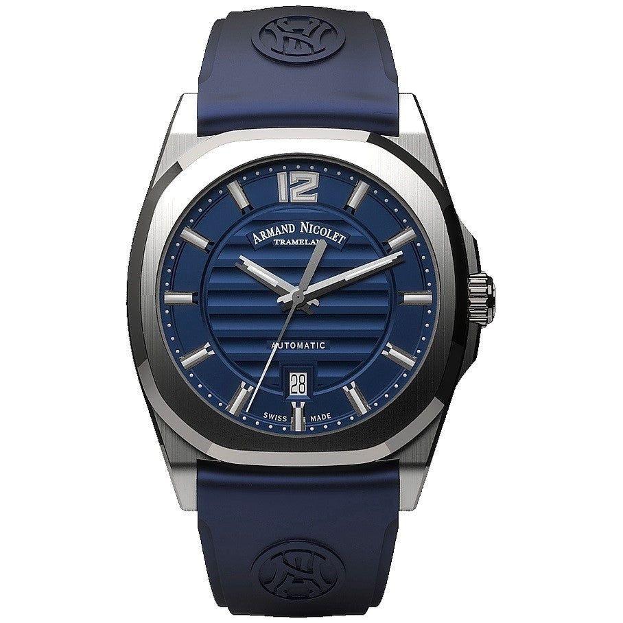 Armand Nicolet Tramelan J09 Men's Blue Dial Automatic Watch A660AAA-BU-GG4710U