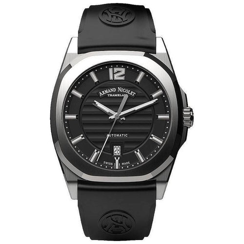 Load image into Gallery viewer, Armand Nicolet Tramelan J09 Men&#39;s Black Dial Automatic Watch A660AAA-NR-GG4710N
