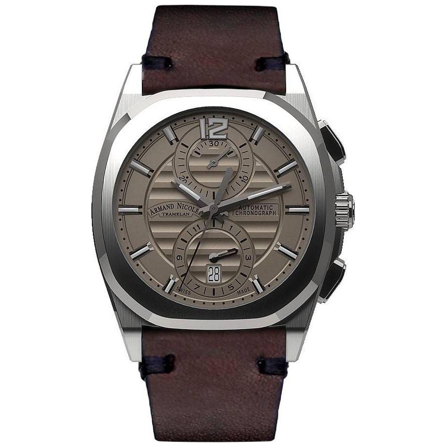 Armand Nicolet Tramelan J09 Men's Grey Dial Chronograph Watch (Model A668AAA-GR-PK4140TM)