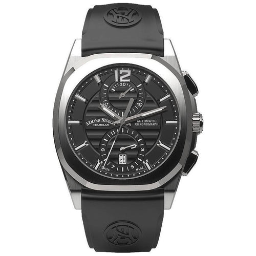 Load image into Gallery viewer, Armand Nicolet Men&#39;s J09 Chronograph Black Dial Watch A668AAA-NR-GG4710N
