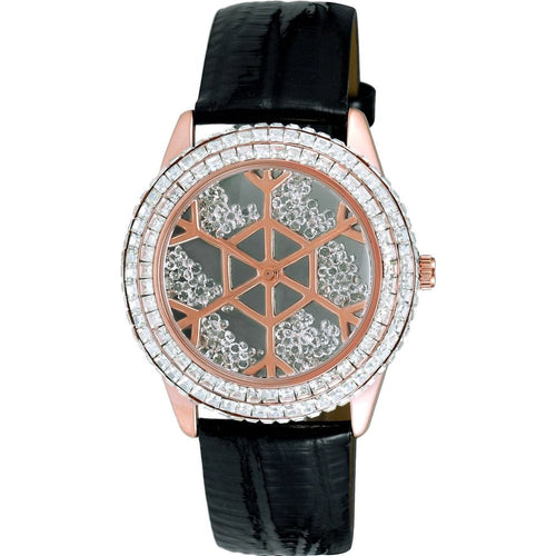Load image into Gallery viewer, Adee Kaye Women&#39;s Grey Dial Crystal Accents Quartz Watch AK2115-LRG
