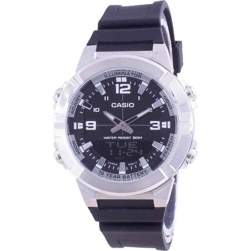 Casio Men's Dual Timezone Analog Digital Resin Strap Watch - Blue, Model XYZ123