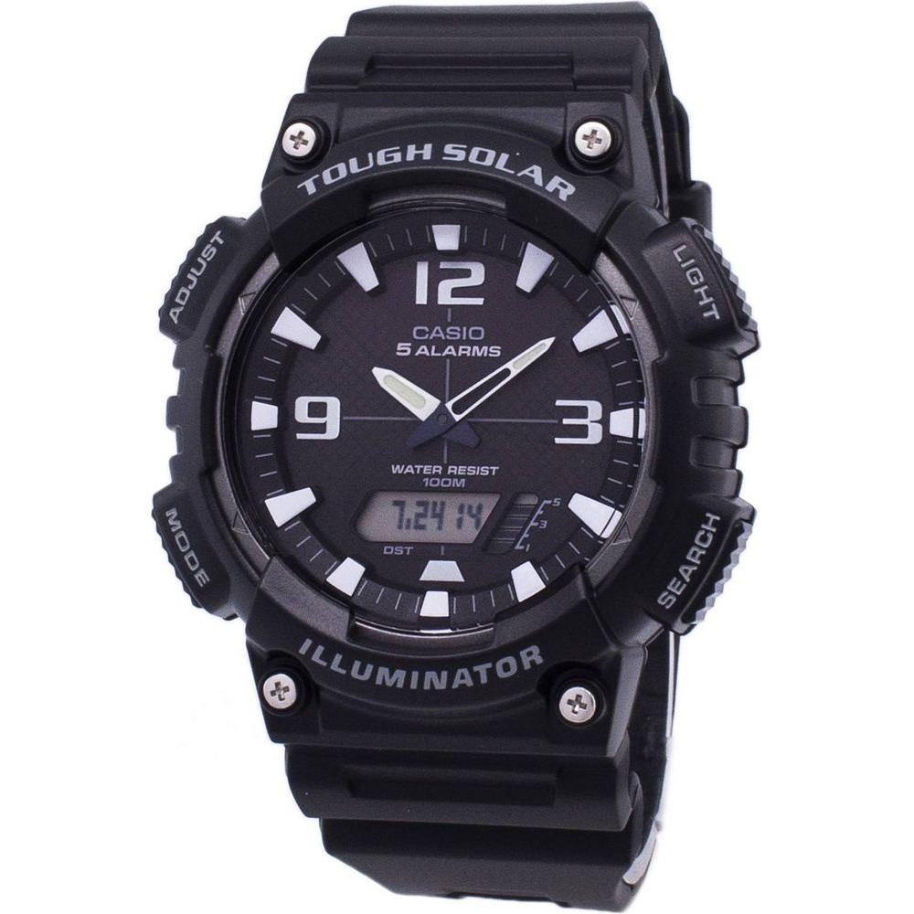 SolarTech Men's Analog Digital Watch - Model ST-200X - Black