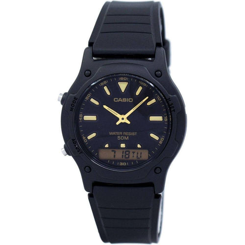 Load image into Gallery viewer, Casio Men&#39;s Dual Time Analog Digital Watch, Model XYZ123, Gold-tone with Luminous Markers
