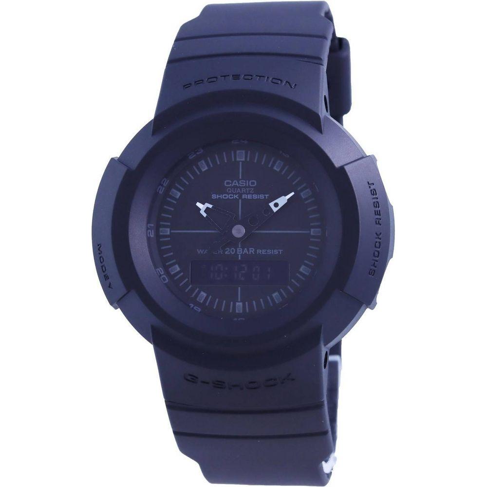 G-Shock Men's Neo Dual-Time Analog Digital Watch AW-500BB-1E in Black
