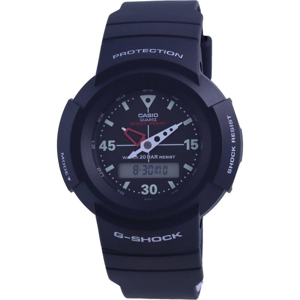 Casio G-Shock Neo Luminescent Analog Digital Quartz Men's Watch - Model GA-2100-1A1, Black