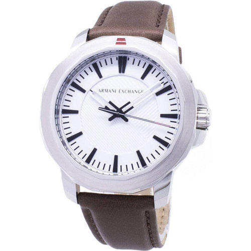 Load image into Gallery viewer, Stainless Steel and Leather Men&#39;s Watch - Model X1 - Silver/White
