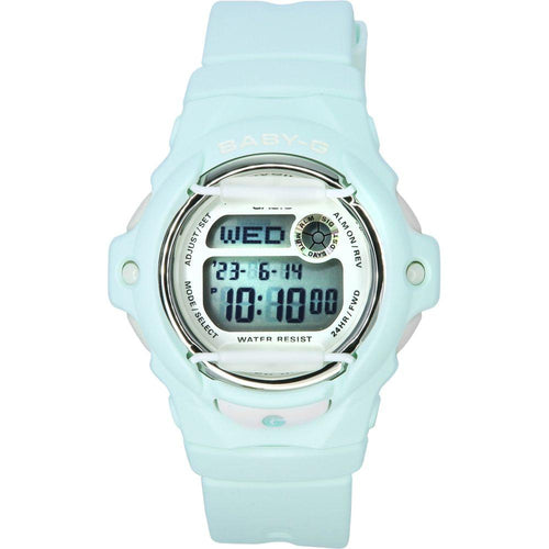 Load image into Gallery viewer, Pastel Green Resin Strap Replacement for Digital Women&#39;s Watch with Telememo Memory and Countdown Timer
