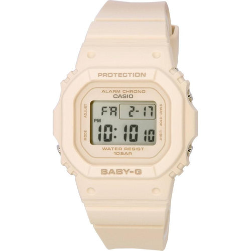 Load image into Gallery viewer, Elegant Timepiece for Women: Beige Pink Resin Digital Watch, Model XYZ123,
