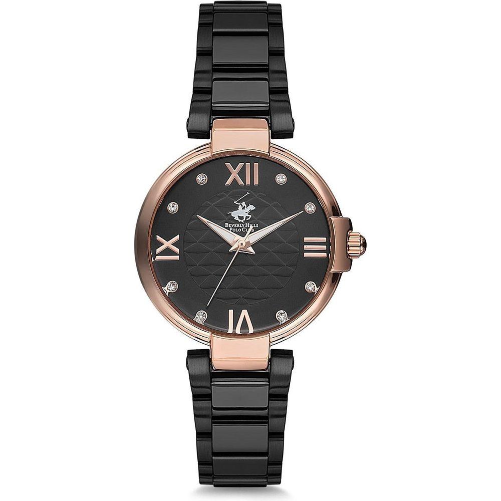 Elegant Timepieces presents: Elegant Quartz Analog Watch - Mod. BH2135-04 for Men in Black