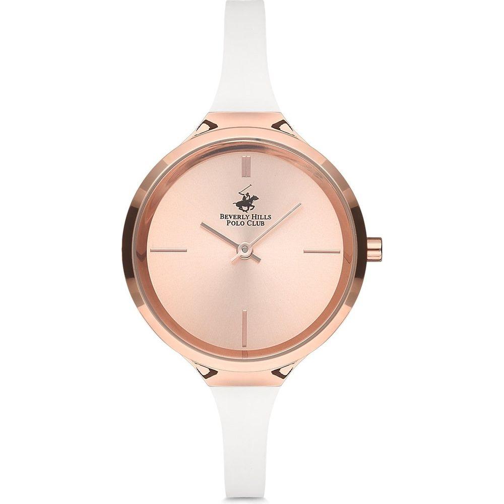 Beverly Hills Polo Club Elegant Quartz Analog Timepiece - Unisex BH2194-10 in Classic Silver