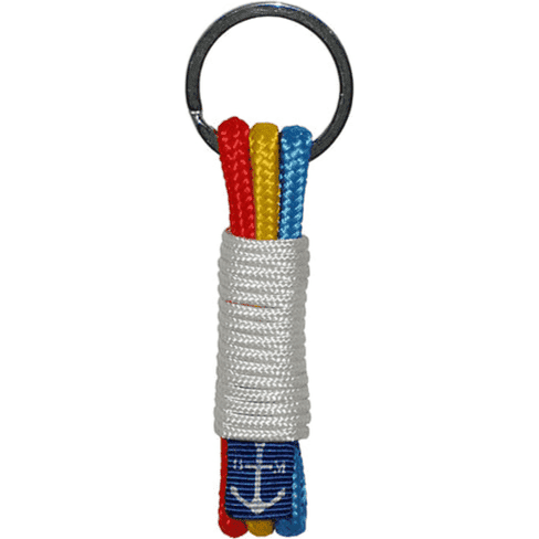 Load image into Gallery viewer, Belgium Flag Handmade Thread Keychain-0
