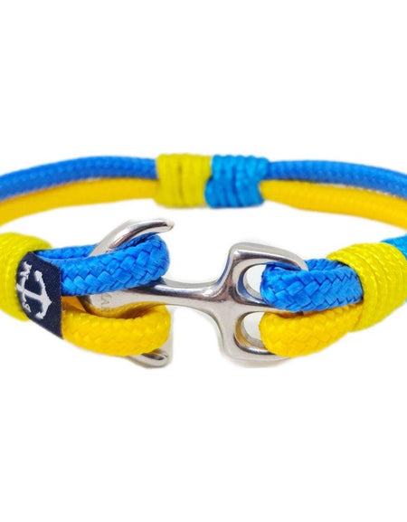 Ukrainian Flag Nautical Bracelet-0