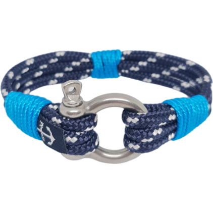 Load image into Gallery viewer, Blue Jay Shackle Bracelet-0
