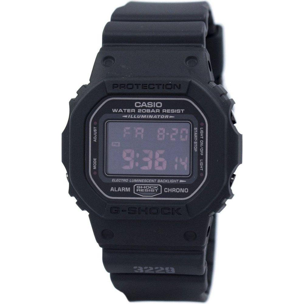 Casio G-Force DW-5600MS-1D Men's Tactical Watch in Black