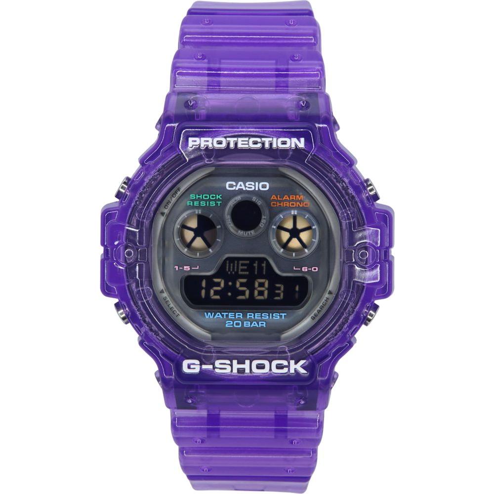G-Shock Men's Purple Quartz Digital Joy Topia Watch - Model GA-1000-4B - 200M Water Resistant with World Time and Countdown Timer