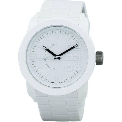 Load image into Gallery viewer, Elegant Gentlemen&#39;s XYZ-123 White Dial Rubber Strap Watch - Sophisticated and Timeless
