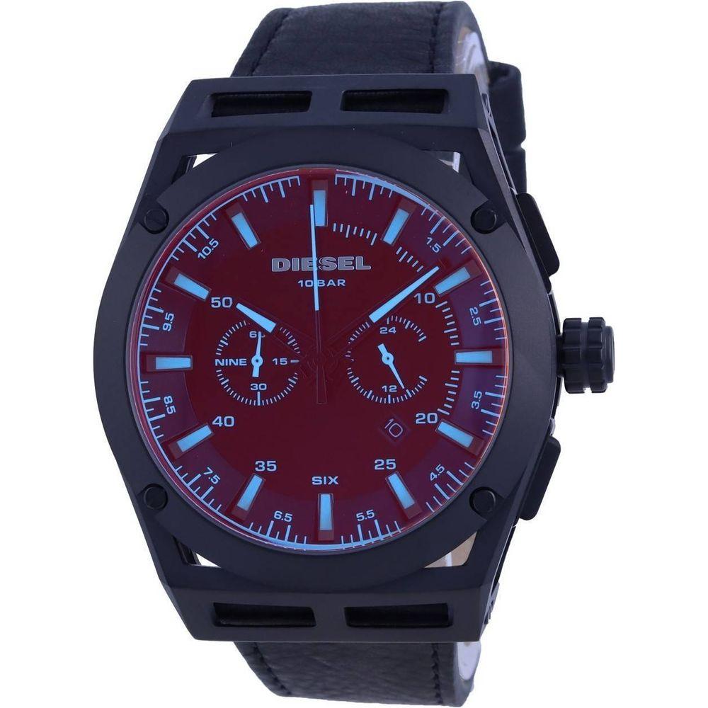 Diesel Timeframe DZ4498 Men's Stainless Steel Chronograph Watch - Black