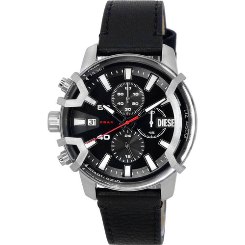 Load image into Gallery viewer, Diesel Griffed Chronograph Men&#39;s Stainless Steel Watch DZ4523 - Sleek Black Dial
