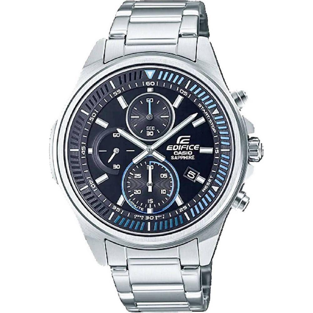 Casio Men's Stainless Steel Quartz Chronograph Watch - Model EFR-S572D-1A, Black