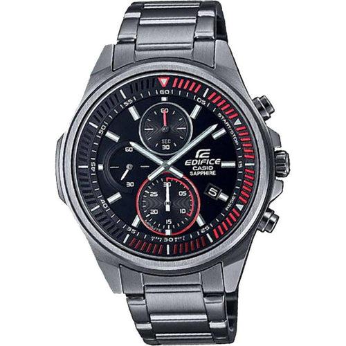 Load image into Gallery viewer, Casio Elegante Men&#39;s Stainless Steel Chronograph Watch - Model 5619, Silver
