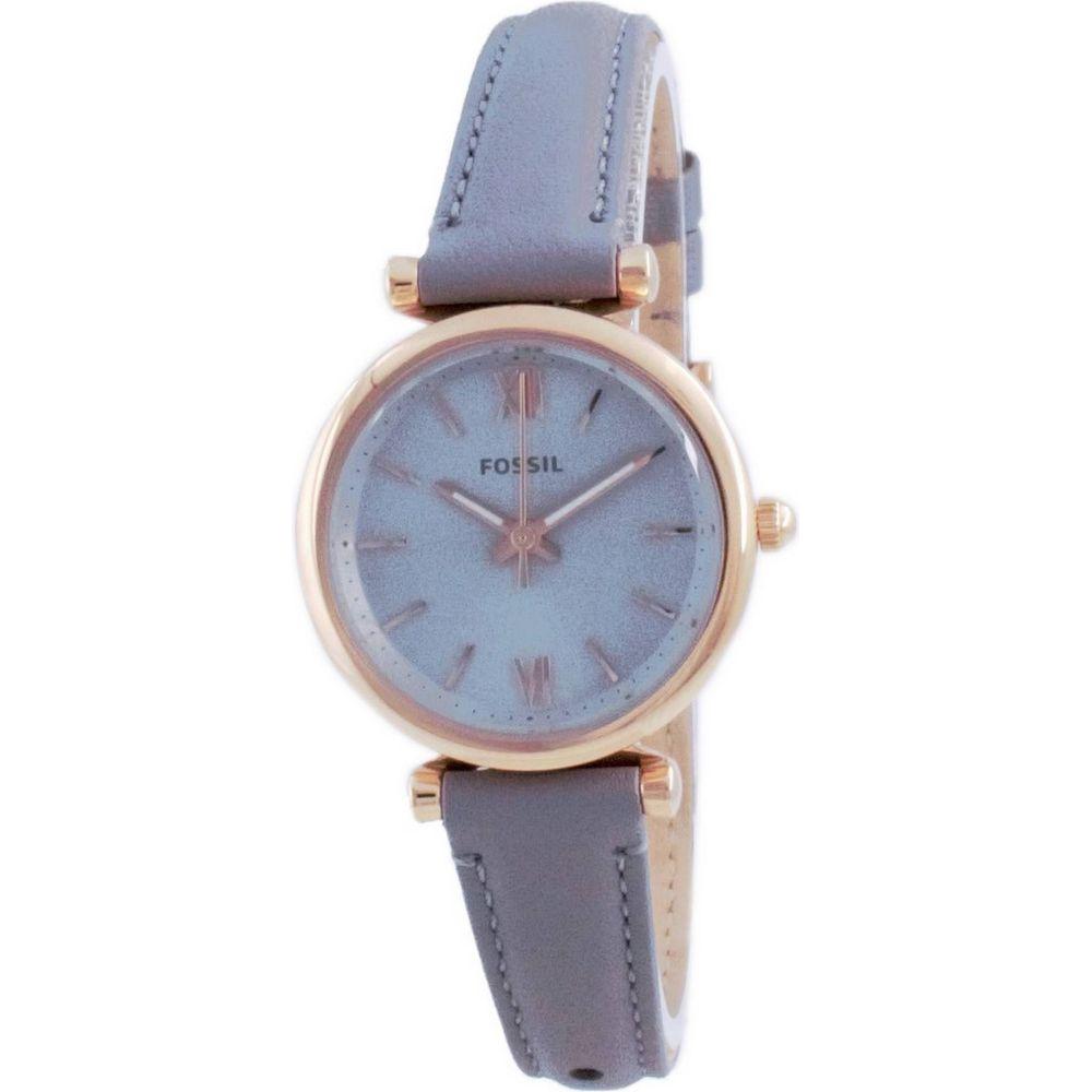 Fossil Carlie Mini ES5068 Women's Grey Leather Quartz Watch