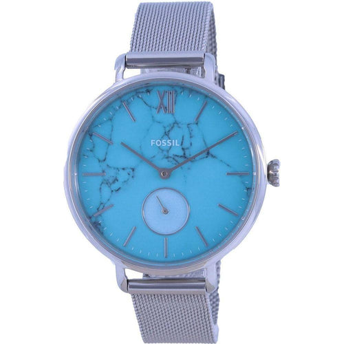 Load image into Gallery viewer, Fossil Kayla ES5075 Women&#39;s Blue Dial Stainless Steel Quartz Watch
