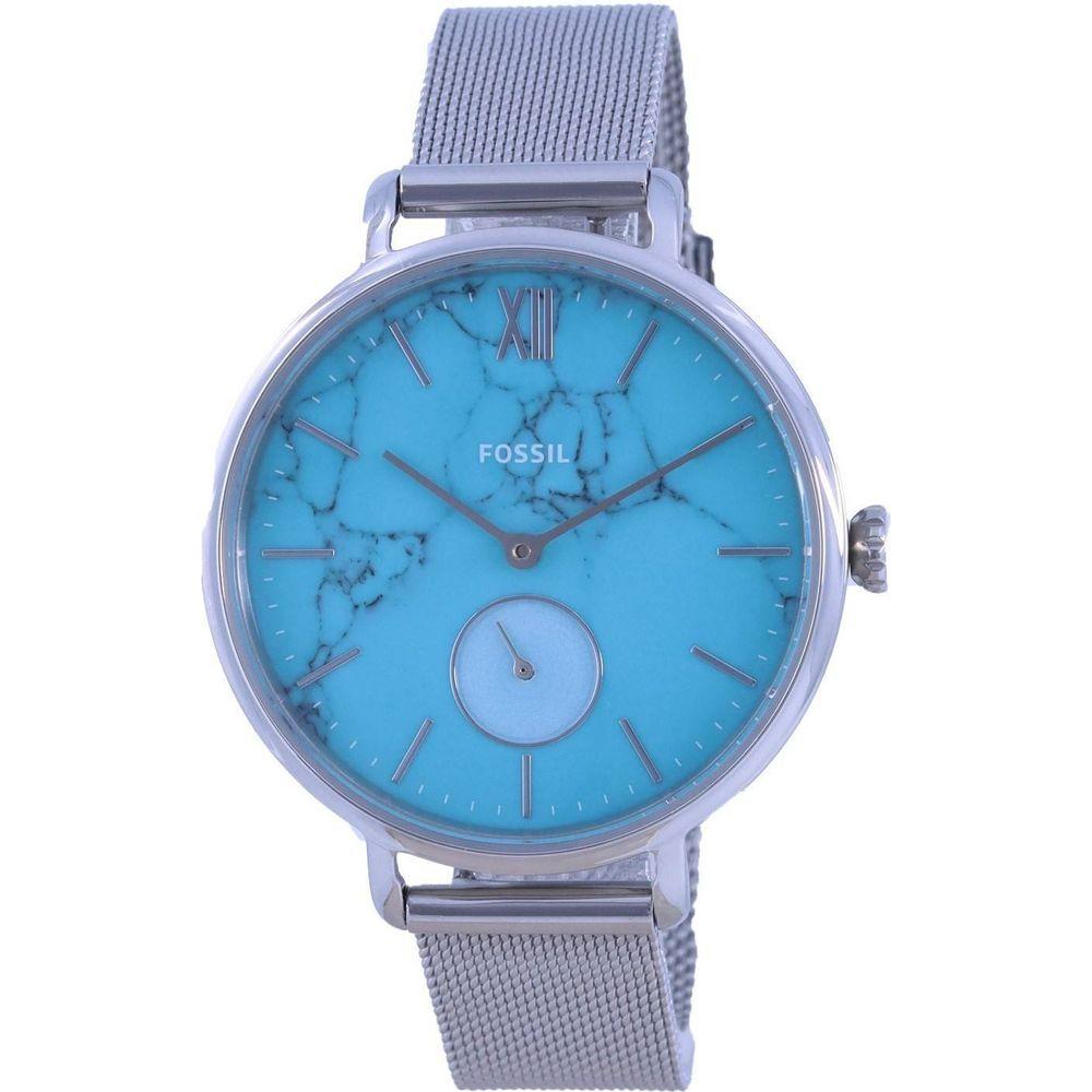 Fossil Kayla ES5075 Women's Blue Dial Stainless Steel Quartz Watch