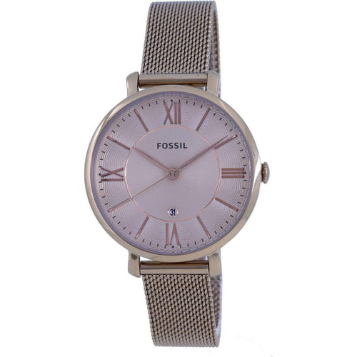 Load image into Gallery viewer, Fossil Jacqueline ES5120 Women&#39;s Rose Gold Tone Stainless Steel Quartz Watch

