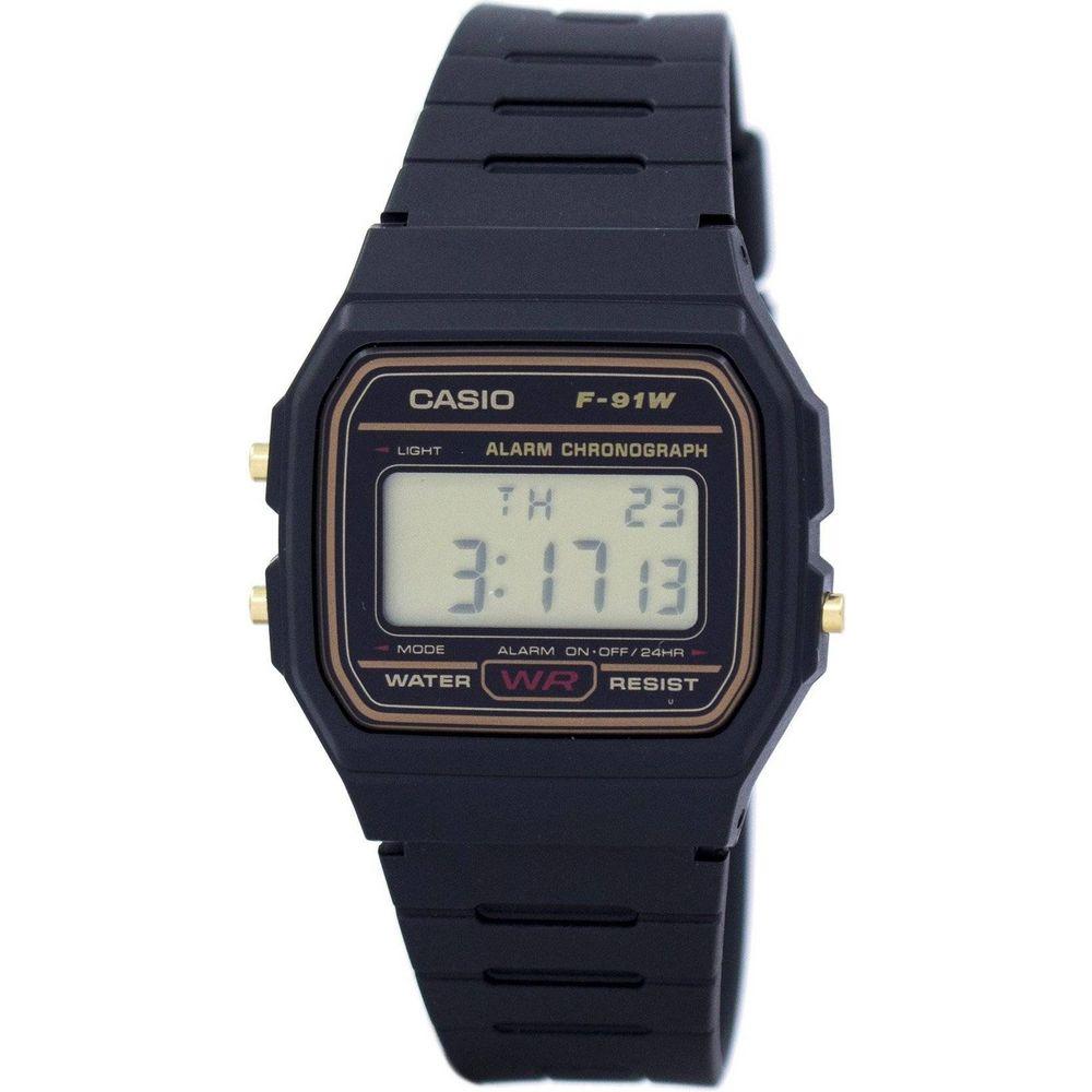 Casio Men's Digital Alarm Chronograph Watch - Model XYZ123, Black Resin Strap