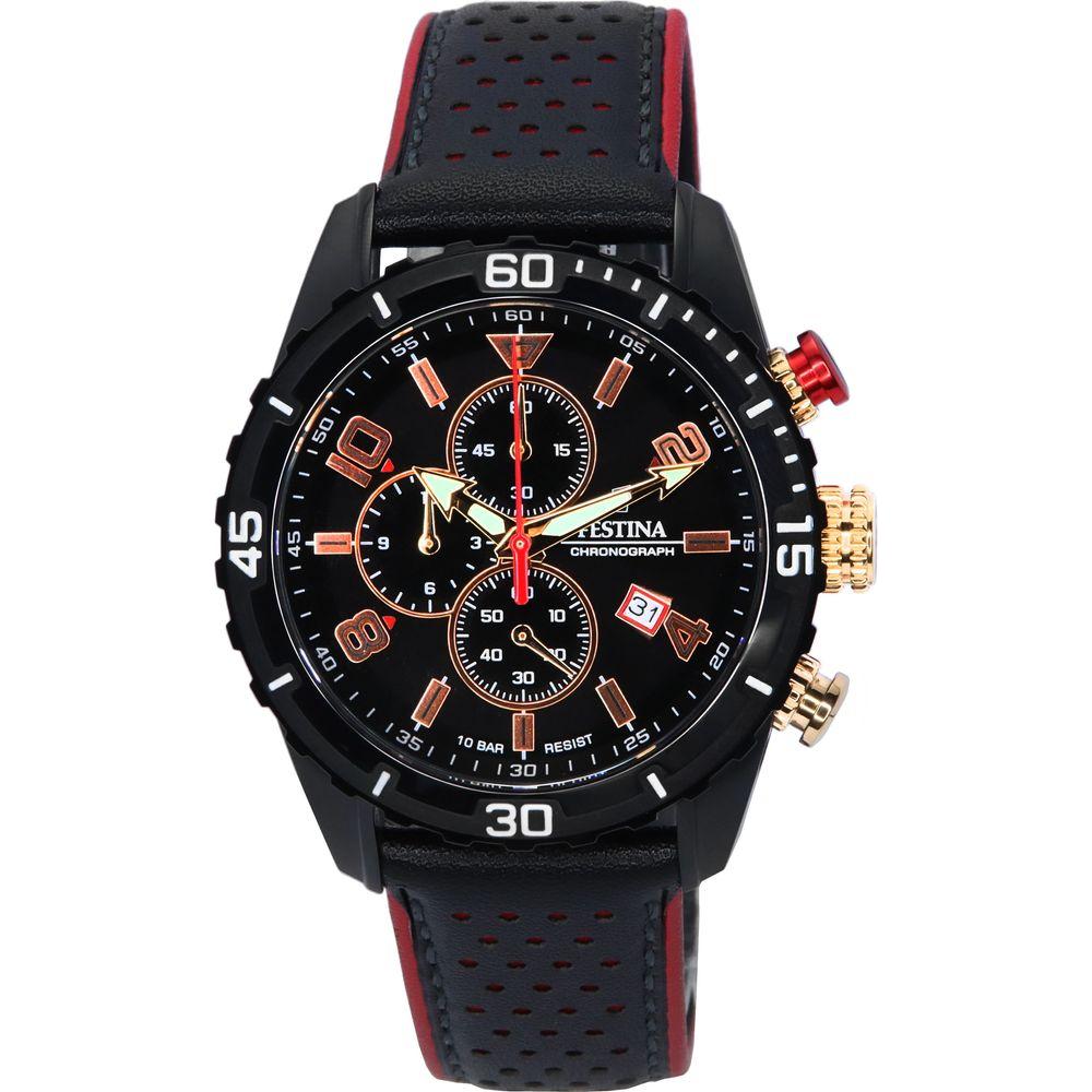 Festina Sport Chronograph F20519-4 100M Men's Black Dial Quartz Watch