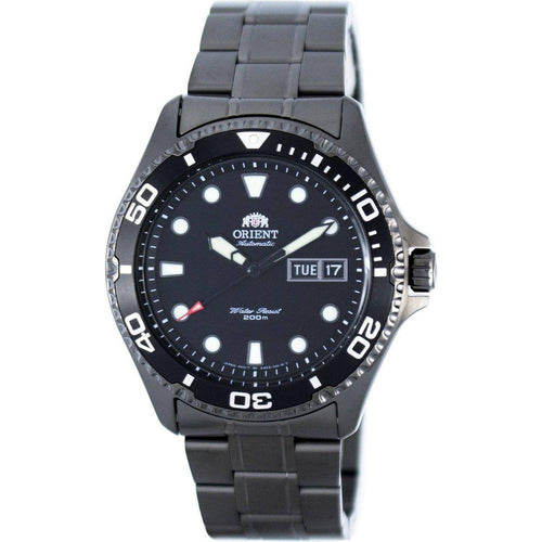 Load image into Gallery viewer, Orient Ray Raven II Automatic 200M FAA02003B9 Men&#39;s Black IP Stainless Steel Watch
