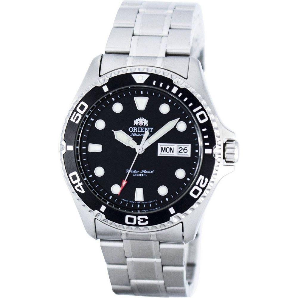 Orient Ray II Automatic 200M FAA02004B9 Men's Stainless Steel Black Dial Watch