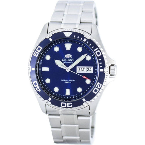 Load image into Gallery viewer, Orient Ray II Automatic 200M FAA02005D9 Men&#39;s Blue Stainless Steel Bracelet Watch
