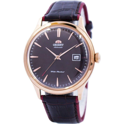 Load image into Gallery viewer, Orient Bambino Version 4 Classic Automatic FAC08001T0 AC08001T Men&#39;s Watch in Rose Gold Tone
