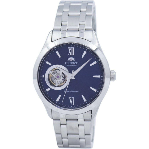 Load image into Gallery viewer, Orient Open Heart Automatic FAG03001D0 Men&#39;s Blue Stainless Steel Bracelet Watch
